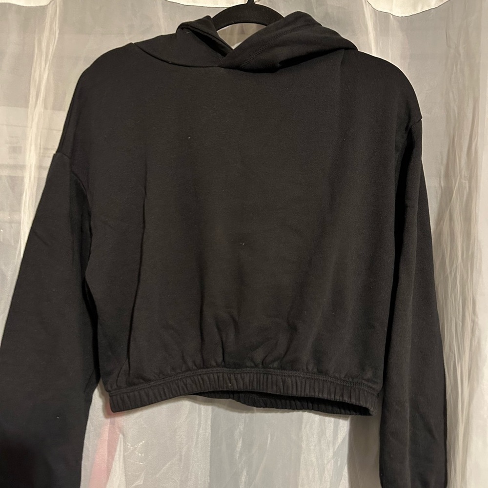 Zara Black Hoodie Sweatshirt